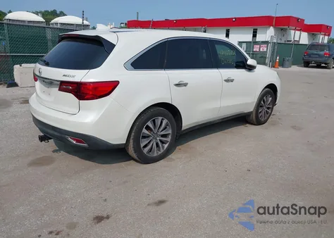 2014 Acura Mdx Technology Pkg W/Entertainment Pkg from USA, damaged, VIN 5FRYD3H66EB003655